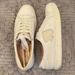 Kate Spade white sneakers size 9.5
